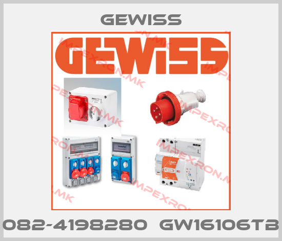 Gewiss-082-4198280  GW16106TB price