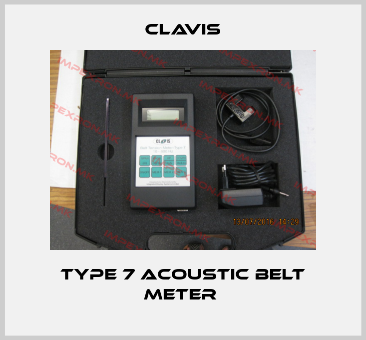 Clavis-Type 7 acoustic belt meter price