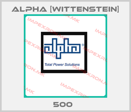 Alpha [Wittenstein]-500  price