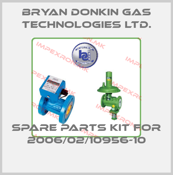 Bryan Donkin Gas Technologies Ltd.-Spare parts kit for 2006/02/10956-10price