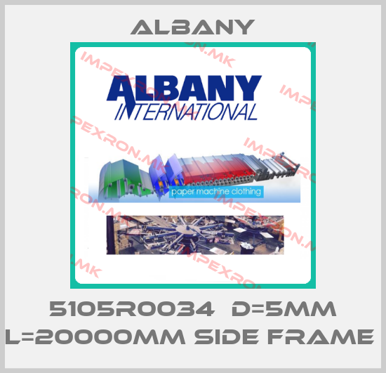Albany-5105R0034  D=5MM L=20000MM SIDE FRAME price
