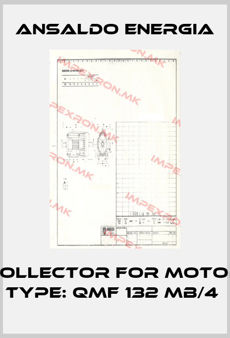 ANSALDO ENERGIA-Collector For Motor Type: QMF 132 MB/4 price