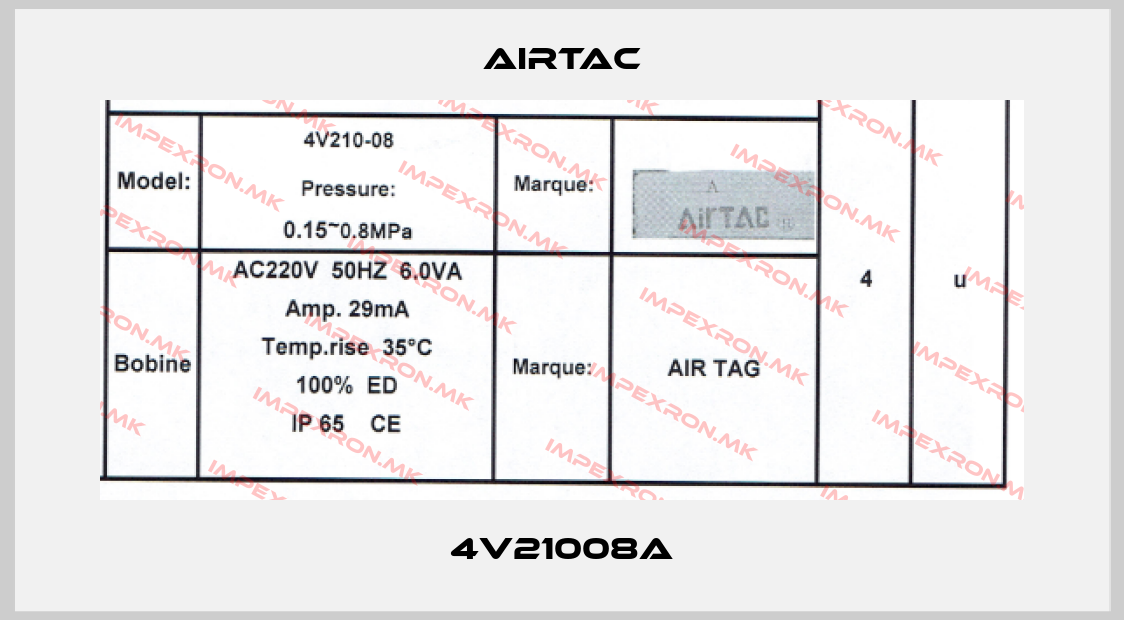 Airtac-4V21008Aprice