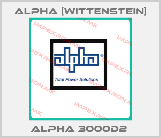 Alpha [Wittenstein]-ALPHA 3000D2 price