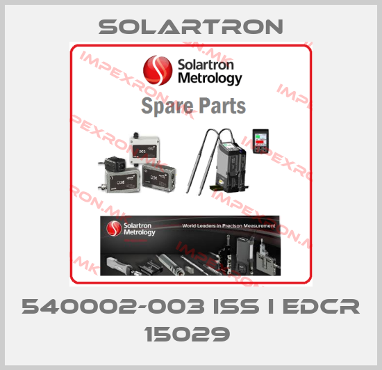 Solartron-540002-003 ISS I EDCR 15029 price