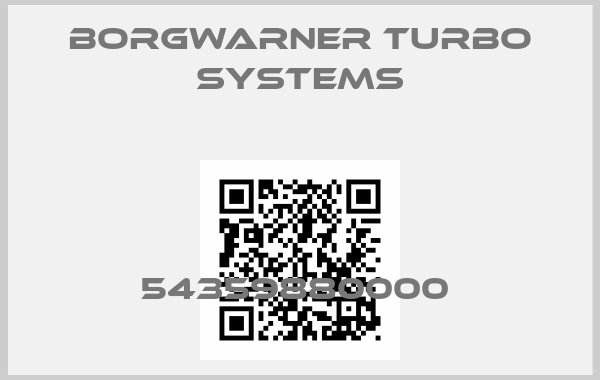 Borgwarner turbo systems-54359880000 price