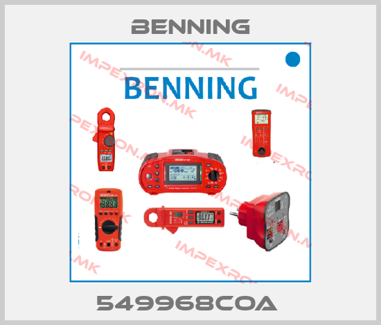 Benning-549968COA price
