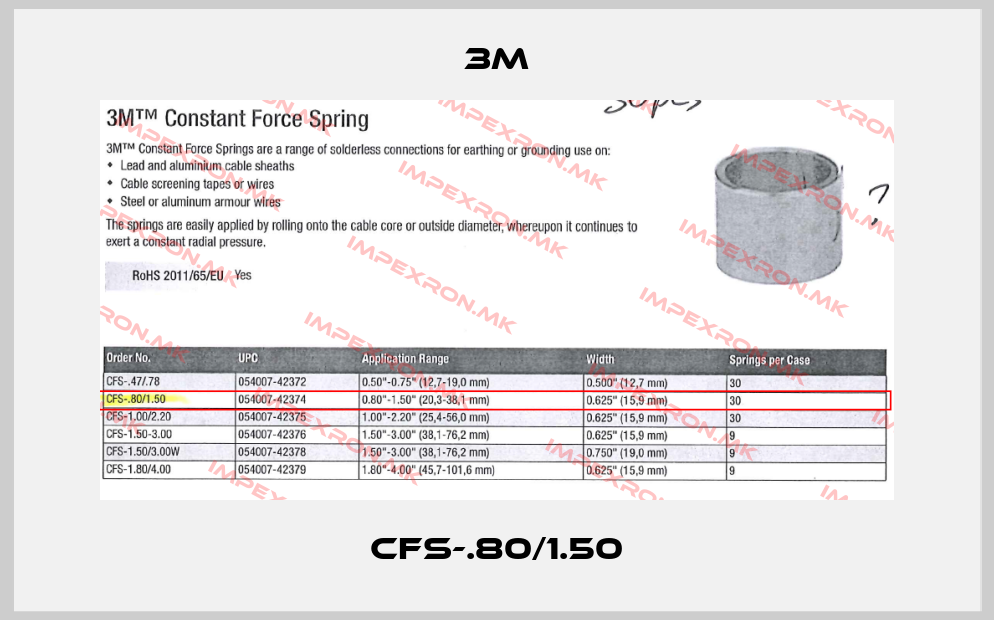 3M-CFS-.80/1.50price