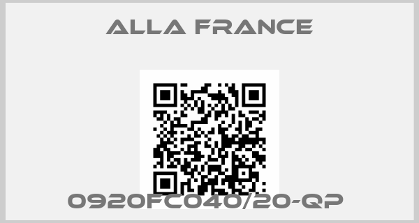 Alla France-0920FC040/20-qp price