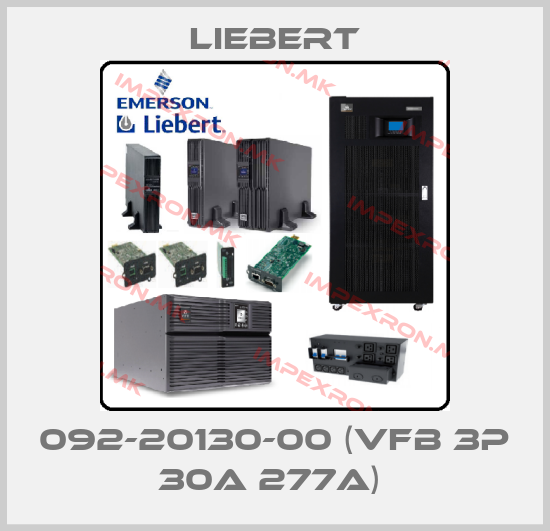 Liebert-092-20130-00 (VFB 3P 30A 277A) price