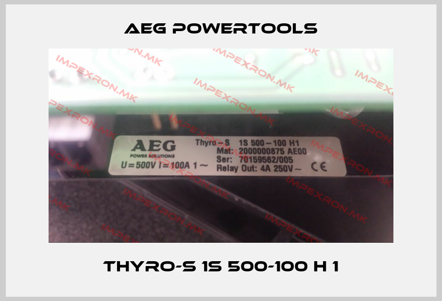 AEG Powertools-Thyro-S 1S 500-100 H 1price