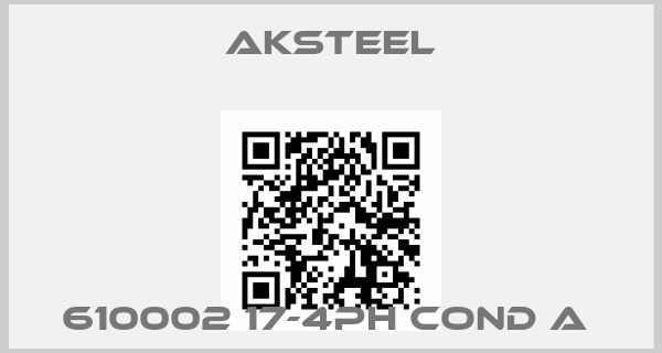 Aksteel-610002 17-4PH COND A price