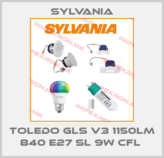 Sylvania-TOLEDO GLS V3 1150LM 840 E27 SL 9W CFL price