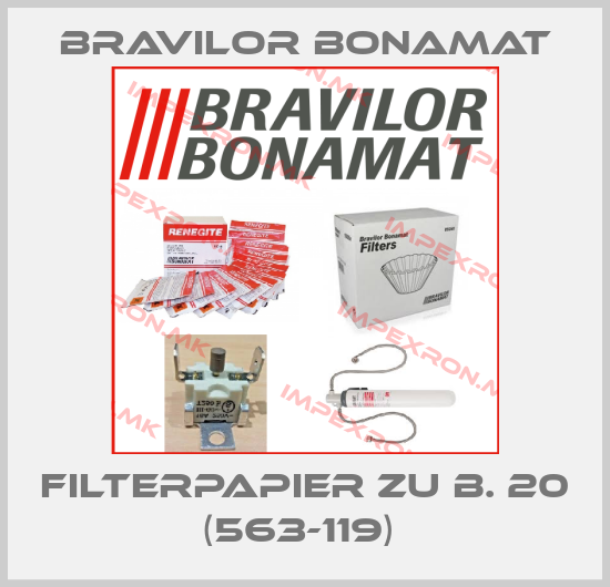 Bravilor Bonamat-Filterpapier zu B. 20 (563-119) price