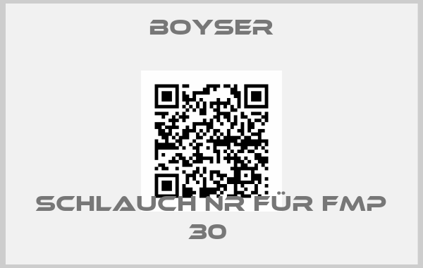 Boyser-SCHLAUCH NR FÜR FMP 30 price