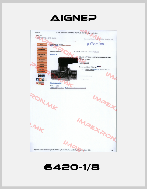 Aignep-6420-1/8 price