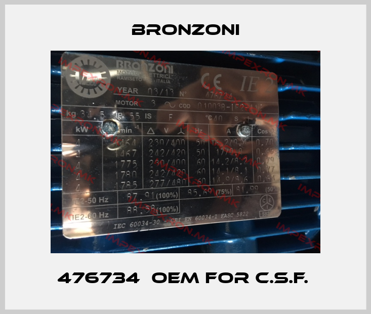 Bronzoni-476734  OEM for C.S.F. price
