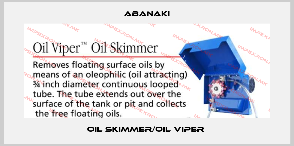Abanaki-Oil Skimmer/Oil Viper price
