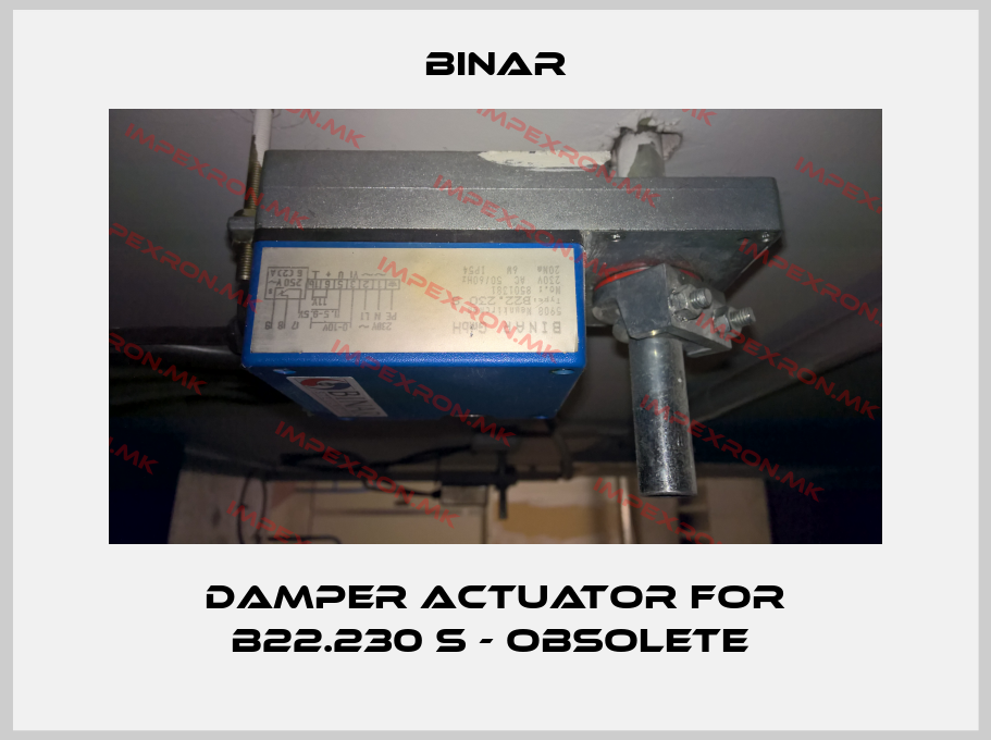 Binar-damper actuator for B22.230 S - obsolete price