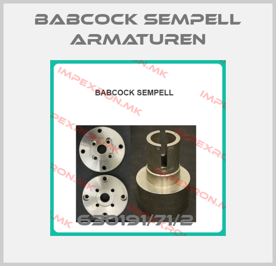Babcock sempell Armaturen-630191/71/2 price