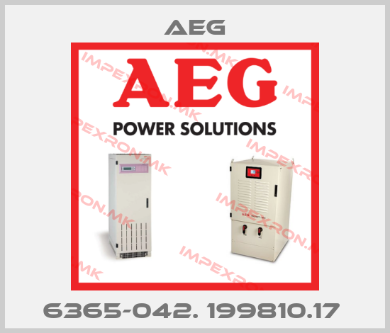 AEG-6365-042. 199810.17 price