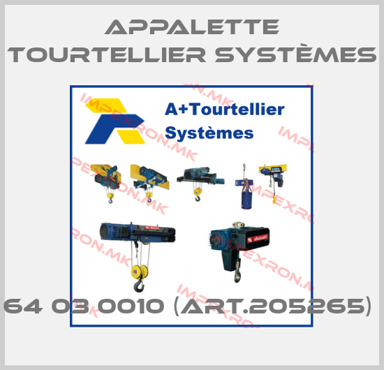 Appalette Tourtellier Systèmes-64 03 0010 (ART.205265) price