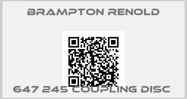 Brampton Renold-647 245 COUPLING DISC price
