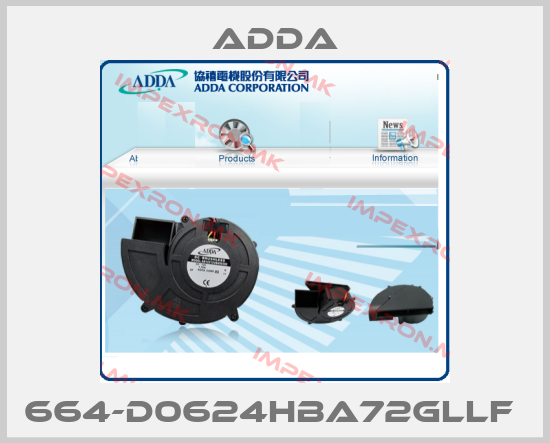 Adda-664-D0624HBA72GLLF price