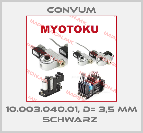 Convum-10.003.040.01, D= 3,5 mm schwarz price