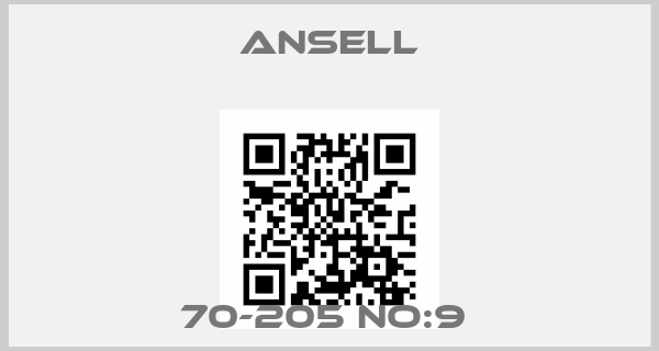 Ansell-70-205 NO:9 price