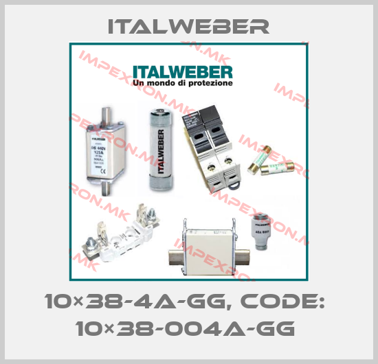 Italweber-10×38-4A-GG, CODE:  10×38-004A-GG price