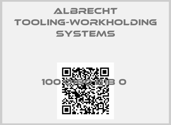 Albrecht Tooling-Workholding Systems-100 0160 B18 0 price