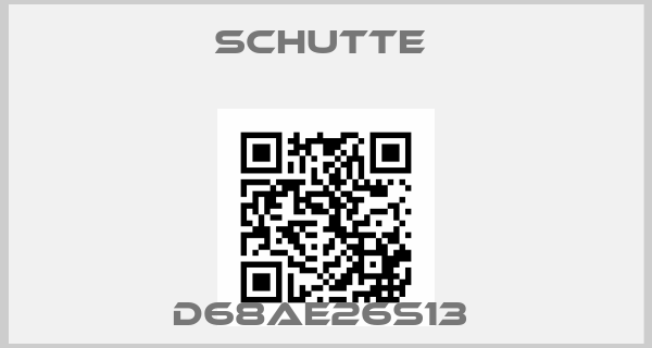 Schutte -D68AE26S13 price