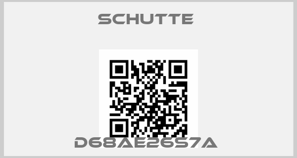 Schutte -D68AE26S7a price