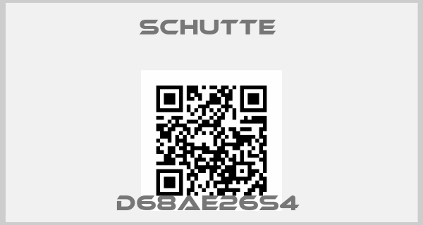 Schutte -D68AE26S4 price