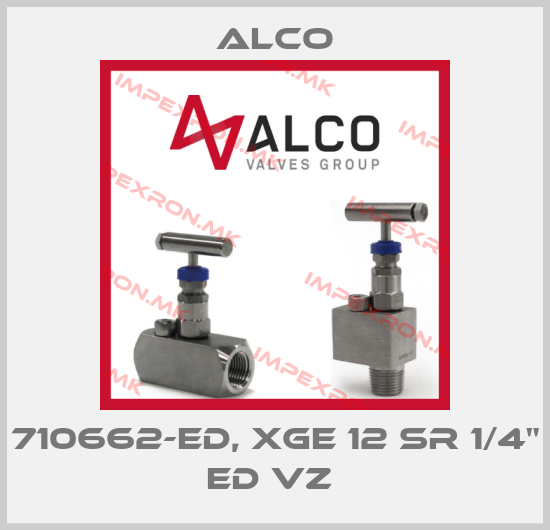 Alco-710662-ED, XGE 12 SR 1/4" ED VZ price