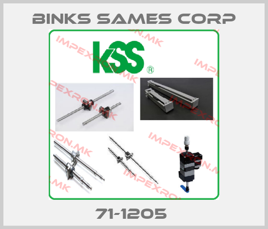Binks Sames Corp-71-1205 price