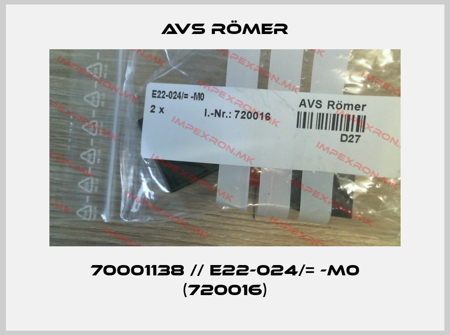 Avs Römer-70001138 // E22-024/= -M0 (720016)price