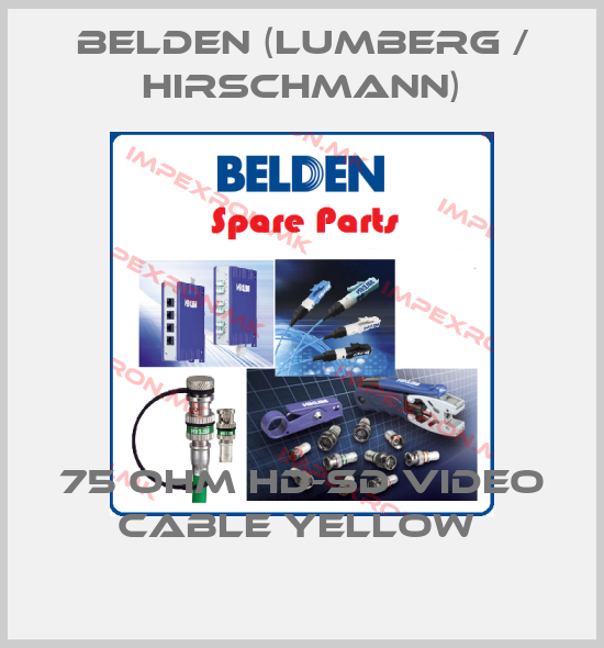 Belden (Lumberg / Hirschmann)-75 OHM HD-SD VIDEO CABLE YELLOW price