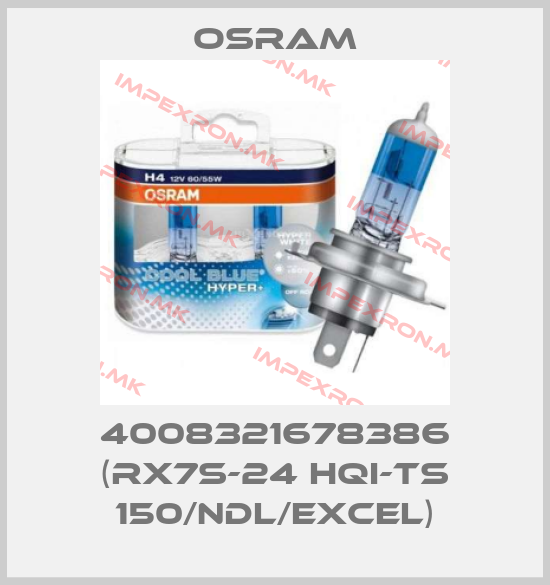 Osram-4008321678386 (RX7s-24 HQI-TS 150/NDL/EXCEL)price