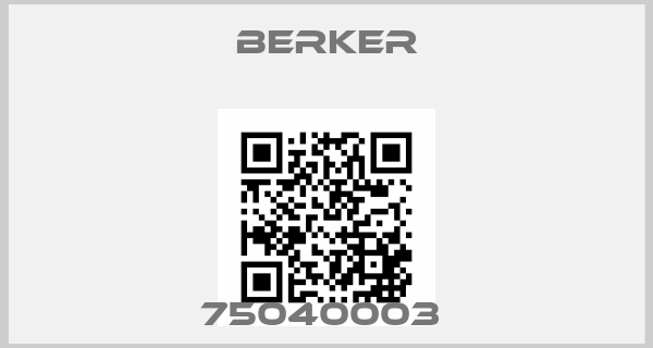 Berker-75040003 price