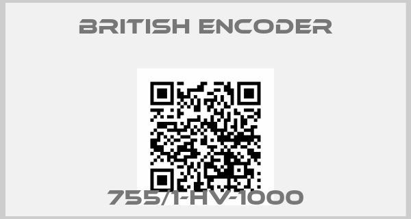 British Encoder-755/1-HV-1000price