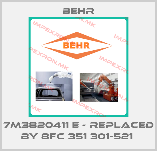 Behr-7M3820411 E - REPLACED BY 8FC 351 301-521 price