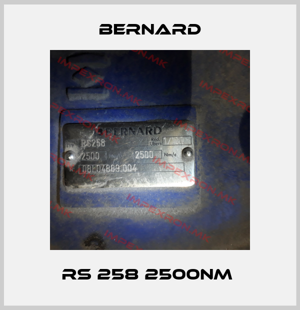 Bernard-RS 258 2500Nm price
