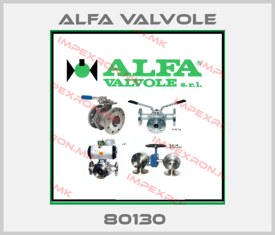 Alfa Valvole-80130 price