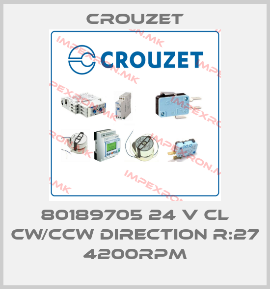 Crouzet-80189705 24 V CL CW/CCW DIRECTION R:27 4200RPMprice