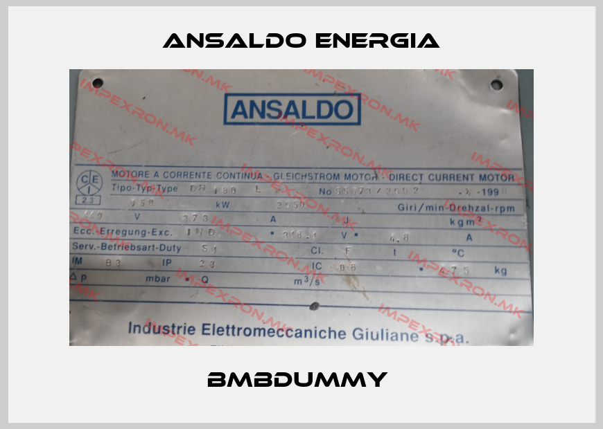 ANSALDO ENERGIA-BMBDUMMY price