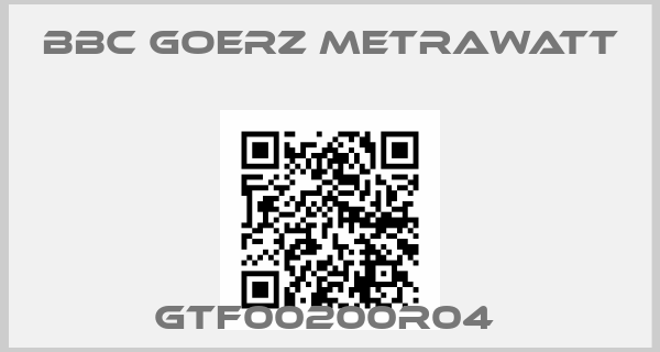 BBC Goerz Metrawatt-GTF00200R04 price