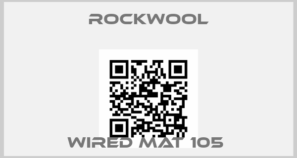 ROCKWOOL-WIRED MAT 105 price
