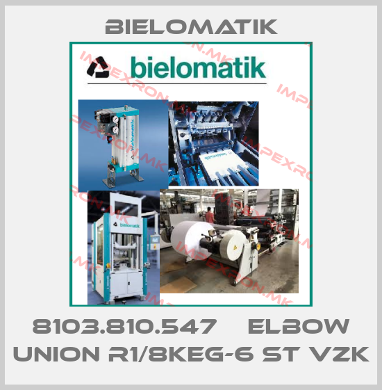 Bielomatik-8103.810.547    ELBOW UNION R1/8KEG-6 ST VZK price